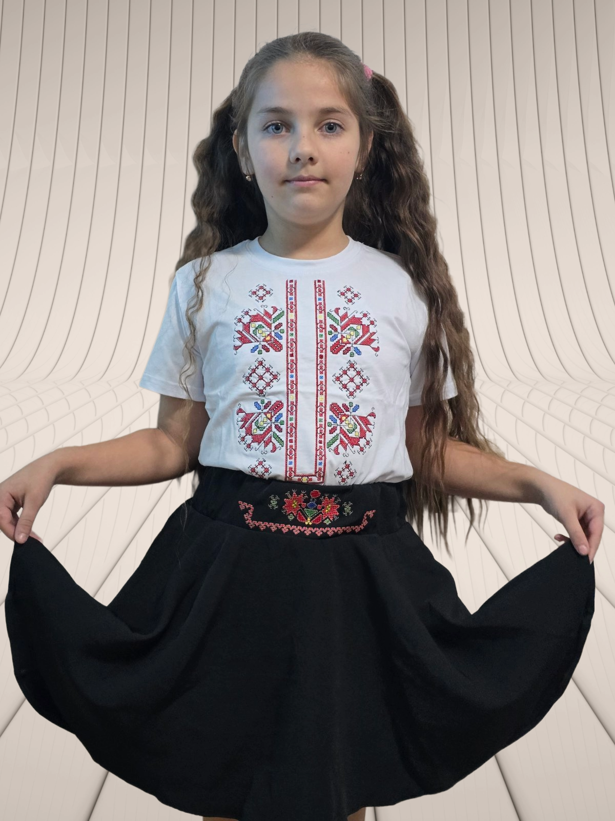 Second image of ДЕТСКИ КЛОШ-ПОЛА С ШЕВИЦА (ЧЕРВЕНО)